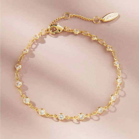 Anthropologie Jewelry - NWT Stone Link Bracelet By Anthropologie